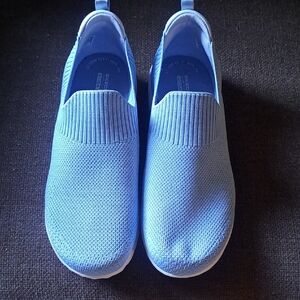 Womens Unisex Skechers Go Walk Goga Mat Shoes 9.5 Extra Wide Knit Texture